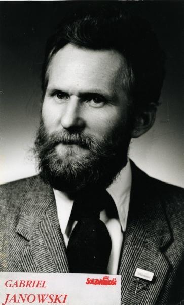 Gabriel Janowski. Zdjęcie wykonane na potrzeby kampanii wyborczej Komitetu Obywatelskiego. 