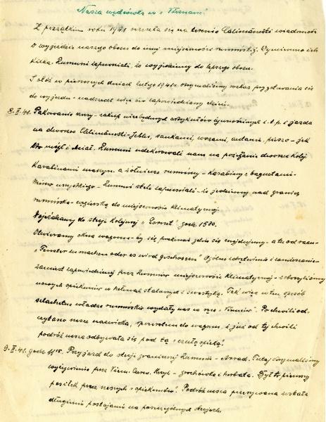 Obóz jeniecki oficerów Wojska Polskiego w Dorsten. Sprawozdanie z przekazania internowanych w Rumuni żołnierzy władzom niemieckim w 1941 r. 