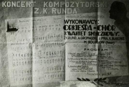 Obóz jeniecki oficerów Wojska Polskiego w Dorsten. Zaproszenie na koncert instrumentalno-wokalny z inicjatywy i przy współudziale kapitana Zdenko Karola Runda. Fot. NN, przekazali Dorota i Tomasz Wojciechowscy.