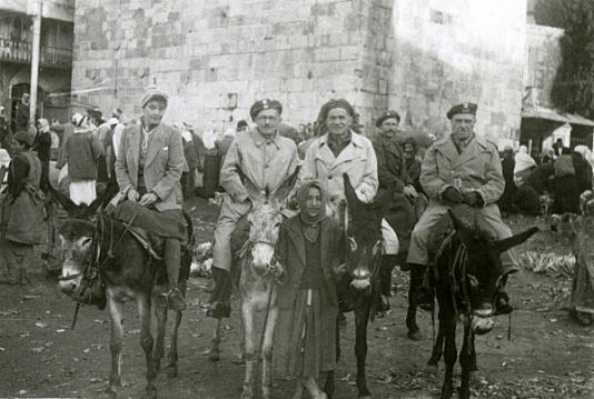 Żołnierze 2 Korpusu Polskiego w Palestynie, około 18 marca 1945