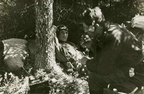 Żołnierze 9. Pułku Piechoty Legionów, w październiku 1943