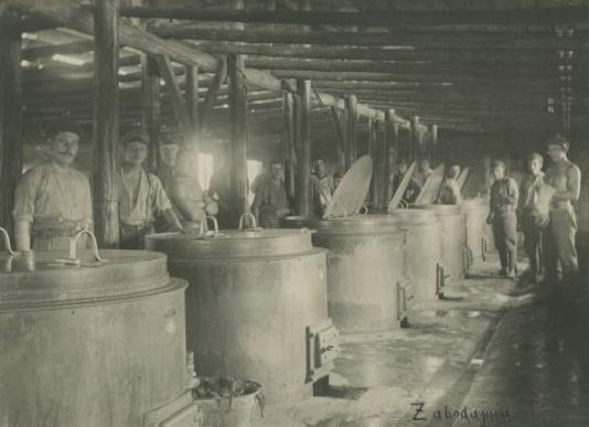 Legioniści internowani w Szczypiornie, w 1917